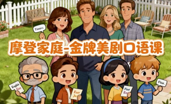 《摩登家庭》金牌美剧口语课[0.9G]