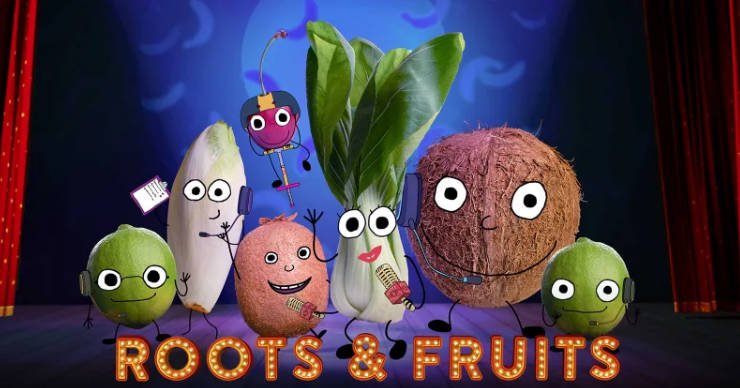 BBC英语启蒙趣味动画《水果和蔬菜》（Roots and Fruits）（共2季）