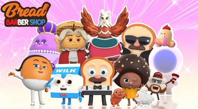 少儿英语启蒙动画《面包理发店》（Bread Barbershop）（共3季）