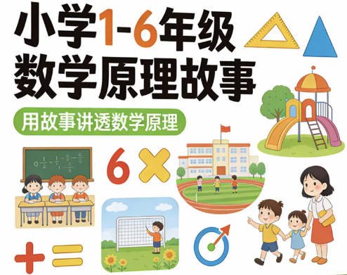 小学1-6年级数学原理故事，用故事讲透数学原理