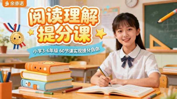 余亦诺老师的阅读理解提分课（9-13岁）